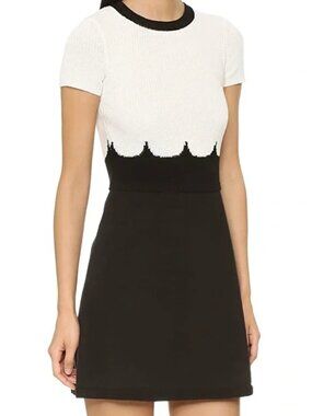 RED VALENTINO Short Sleeve Sweater Dress. NWT